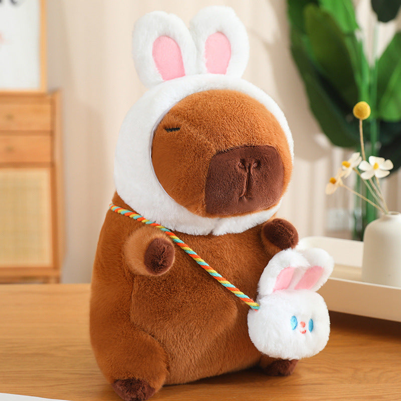 Shapeless Capabala Doll Rabbit Plush Toy Capybara Doll Peripheral Cute Ragdoll