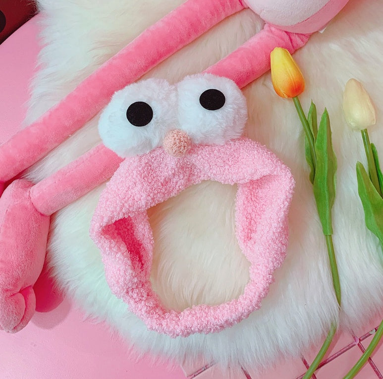 Soft sheep lamb big eyes wash face hair band