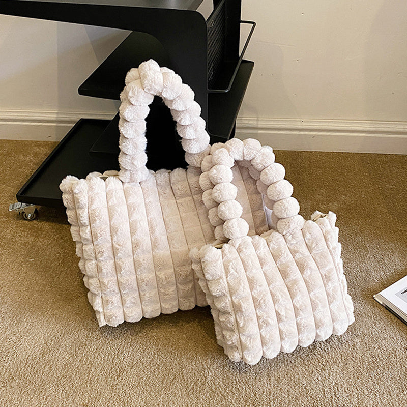 Plush Tote Bags For Women