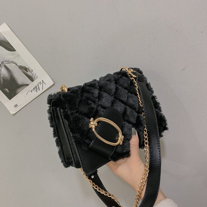 Soft Plush Ladies Designer Handbag