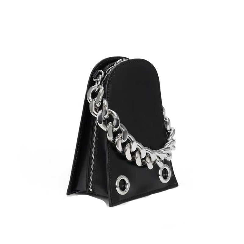 Niche Designer Thick Double Chain Mobile Phone Bag