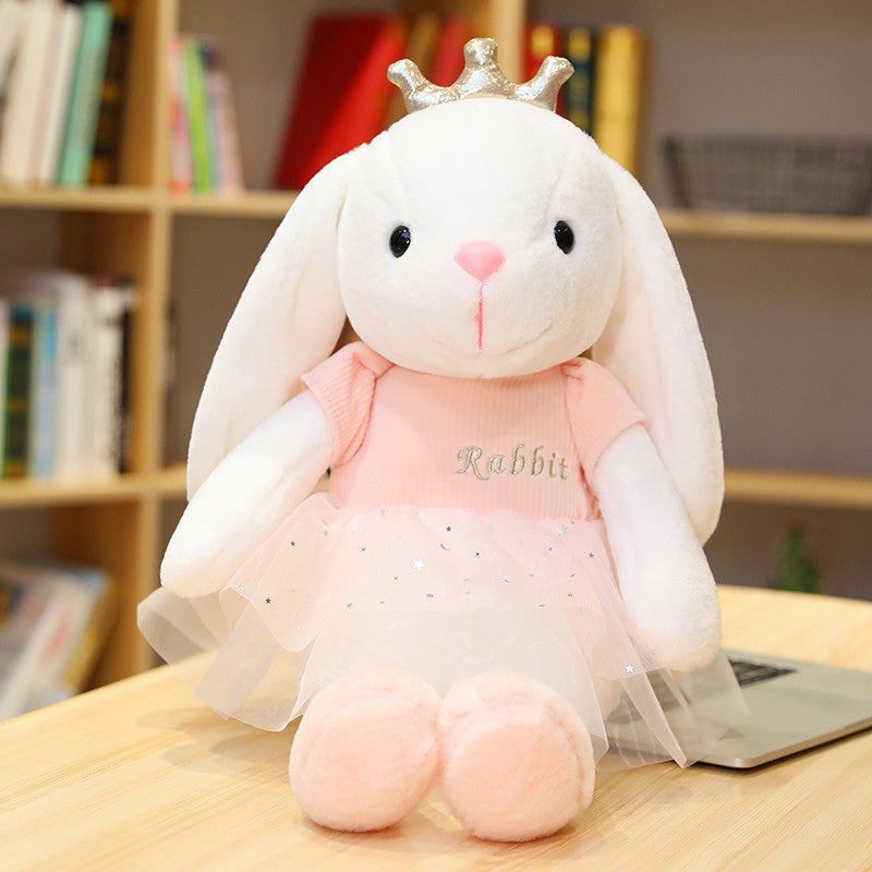 Super Cute Rabbit Plush Toy Queen Size Bed Sleeping Pillow Cute Princess Rabbit