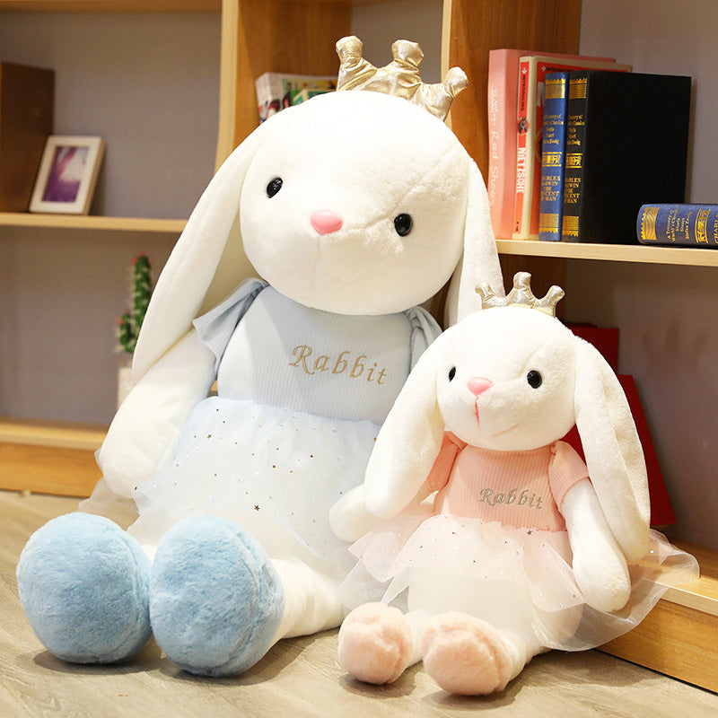 Super Cute Rabbit Plush Toy Queen Size Bed Sleeping Pillow Cute Princess Rabbit