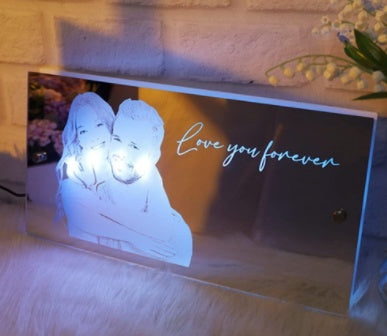 Personalized LED Light Up Mirror
