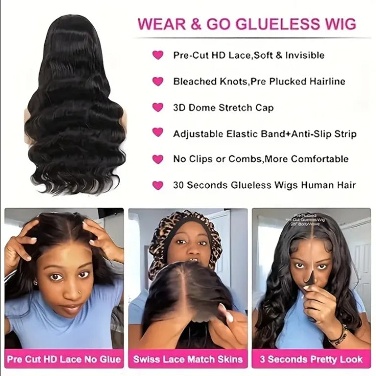 200 Density 4x4 Sheer Lace Human Hair Wig