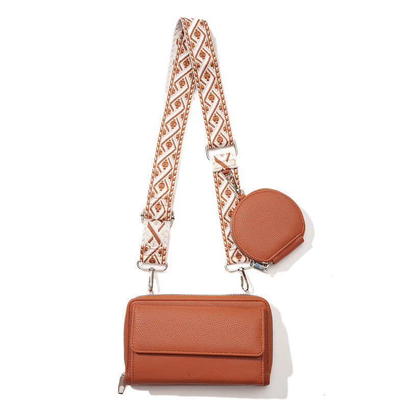 Multi-functional Wide Shoulder Strap Bag