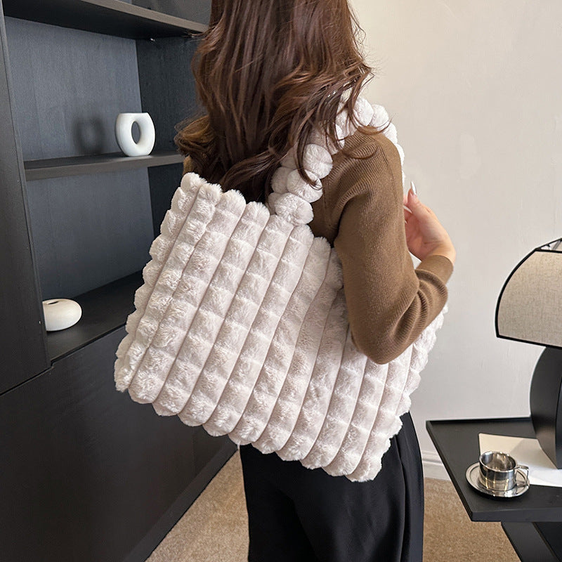 Plush Tote Bags For Women