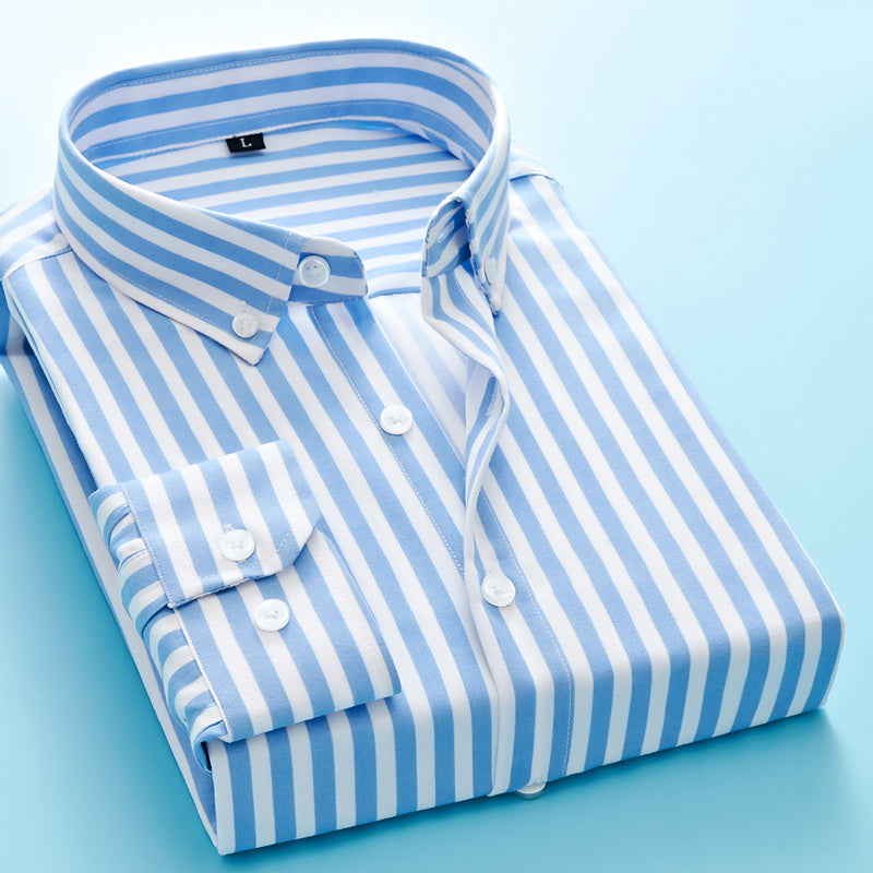 Business dress long sleeve men's shirt