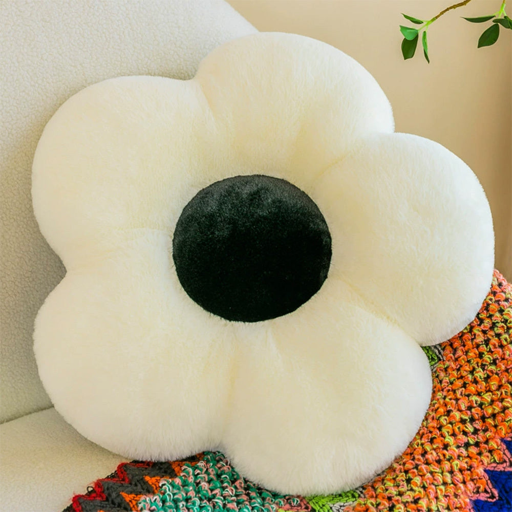 Circular Flower Cushion With Soft Nap - Plush Gift For Office, Classroom, Couch, Bedroom Floor Decor