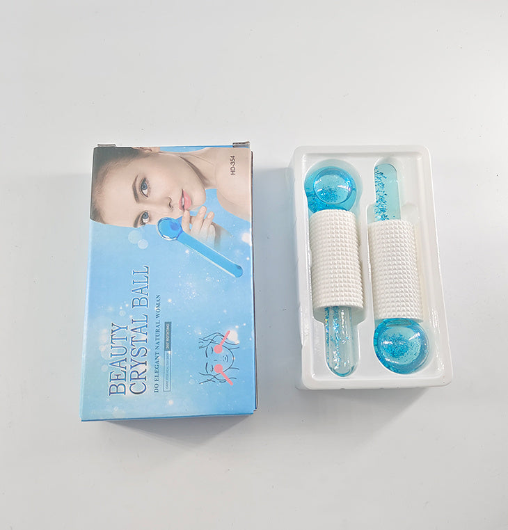 Beauty Ball Crystal Face Massage Glass