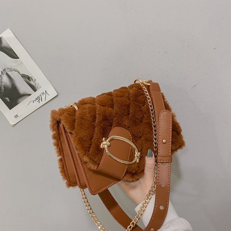 Soft Plush Ladies Designer Handbag