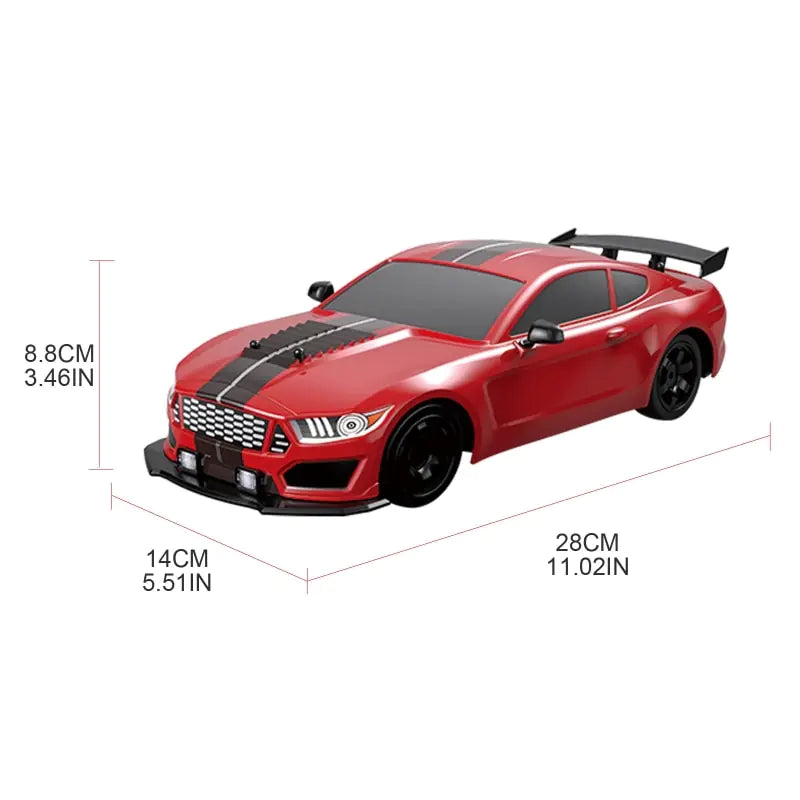 Modelo de coche de control remoto