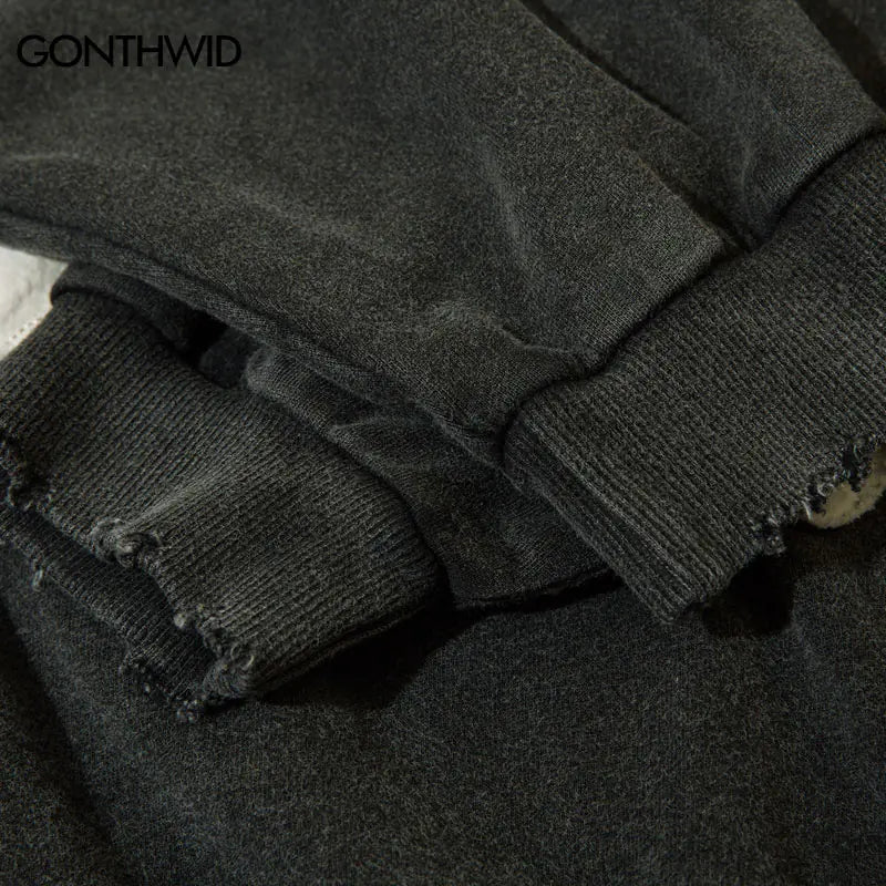 Sudadera con capucha con dientes vintage