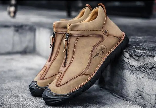 Zapatos casuales de cuero para hombre