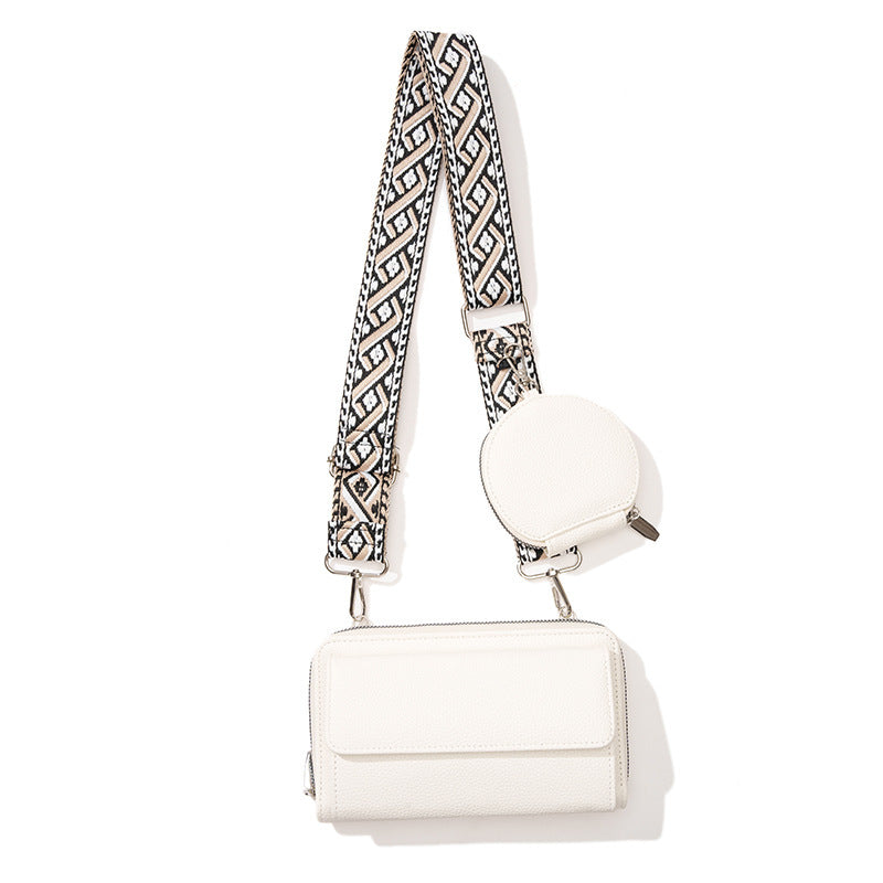 Multi-functional Wide Shoulder Strap Bag