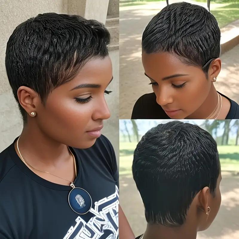 Women's Elegant Elf Haircut Non-toxic Wig - Brazilian Remy Real Hair