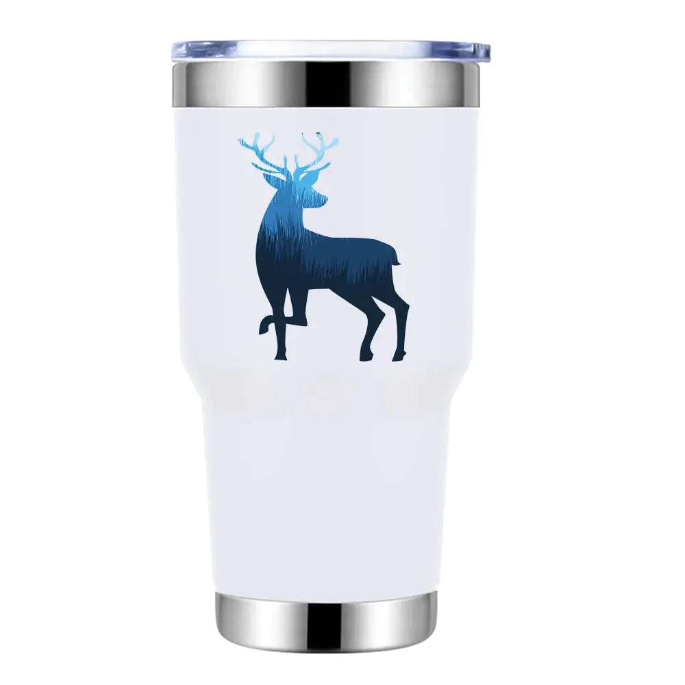 Vaso aislado sellado al vacío de 30 oz, color ciervo, 2 unidades