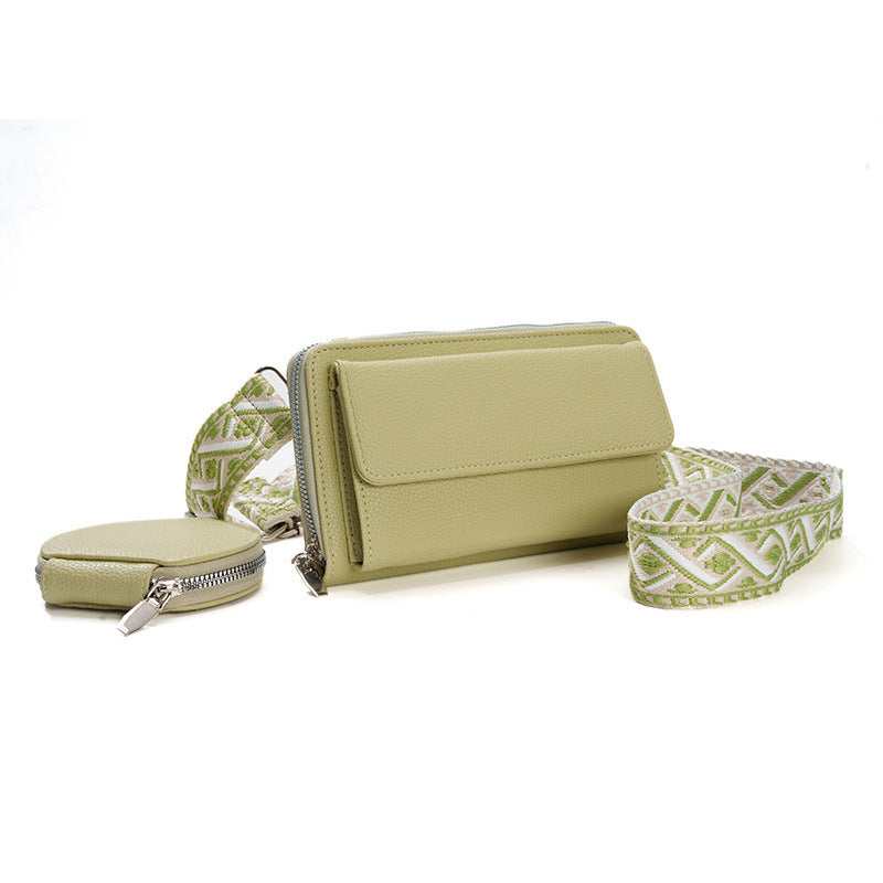 Multi-functional Wide Shoulder Strap Bag