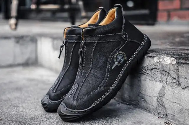 Zapatos casuales de cuero para hombre