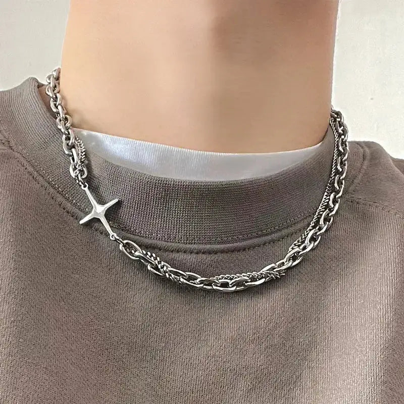 Collar de estrellas empalmadas