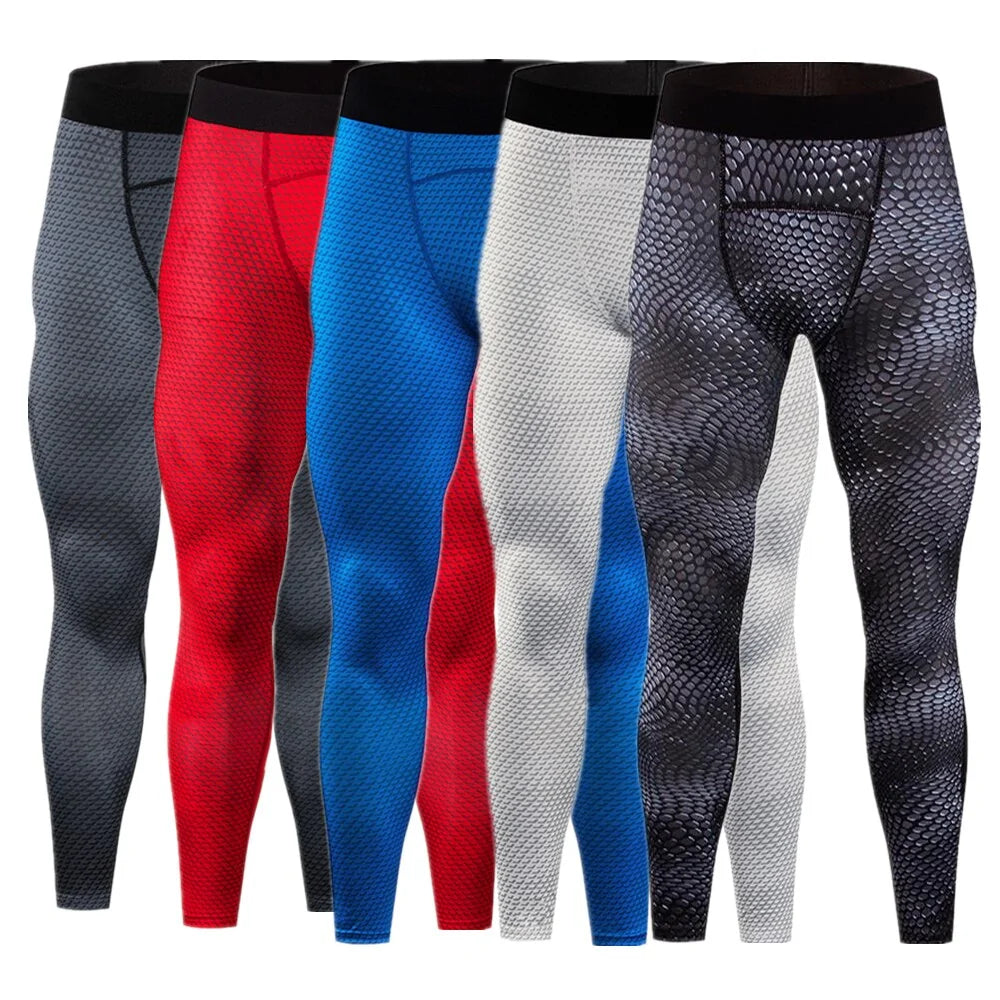 Mallas de compresión para correr para hombre: nuevos leggings de fitness para gimnasio
