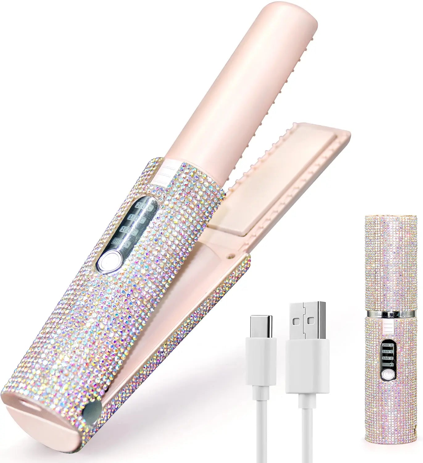 Hair Straightener
C-Type
Rechargeable
Flat Iron
