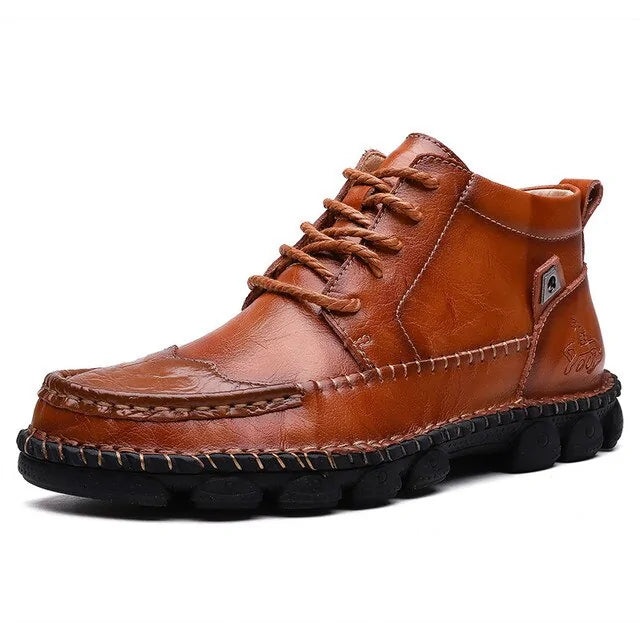 Zapatos casuales de cuero para hombre