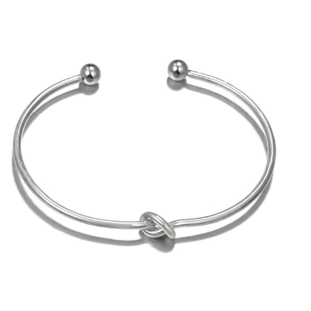 Juego de pulseras apiladas n.° 7 en plata