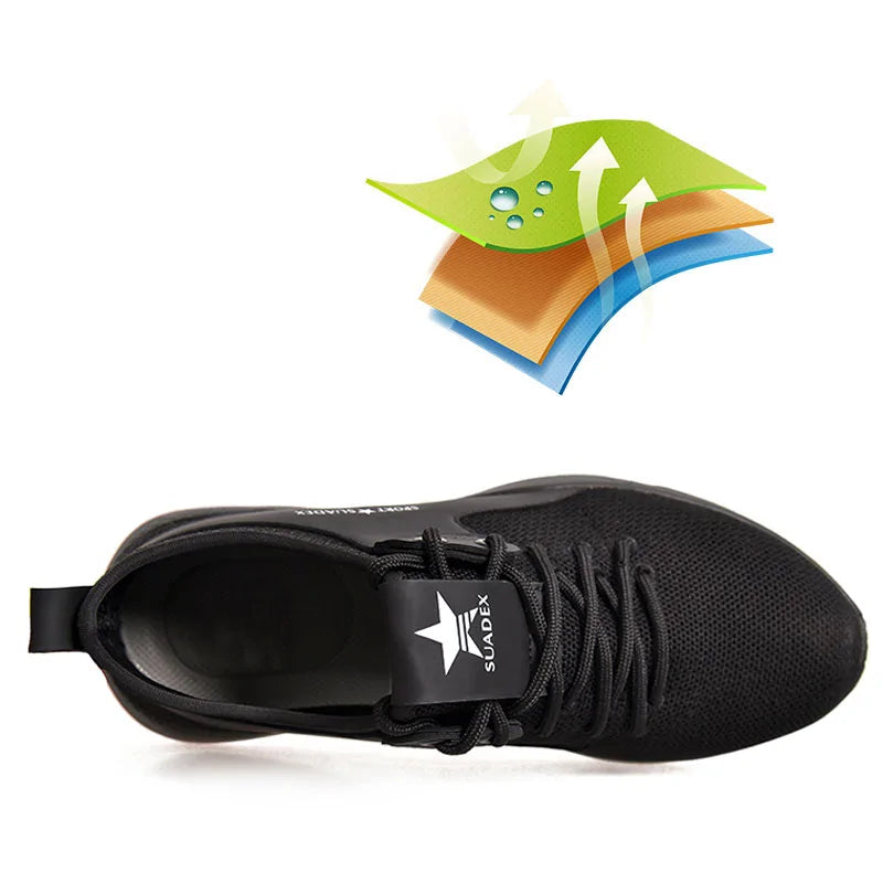 Zapatos de seguridad para el trabajo para hombres con puntera de acero