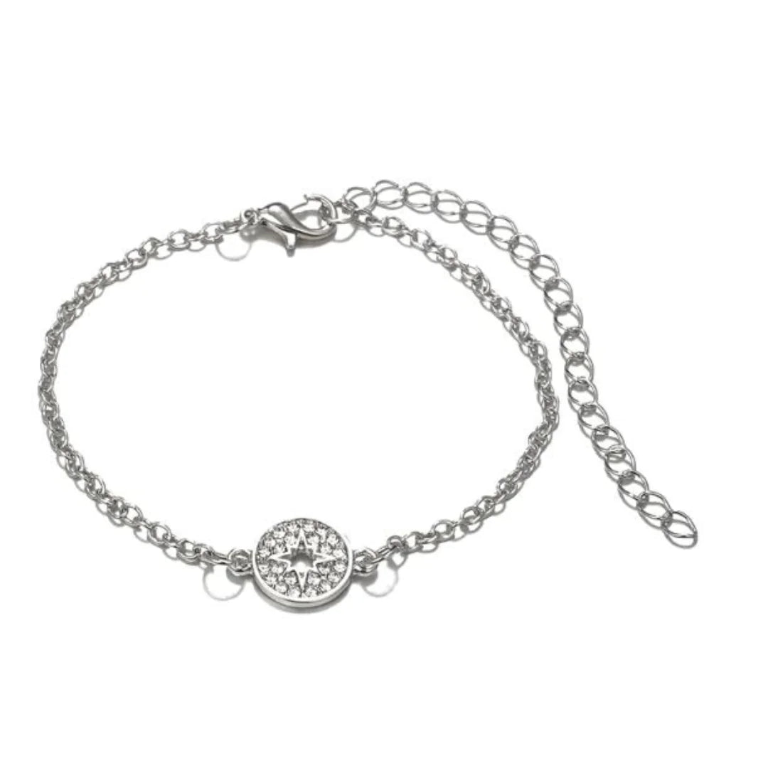 Juego de pulseras apiladas n.° 7 en plata