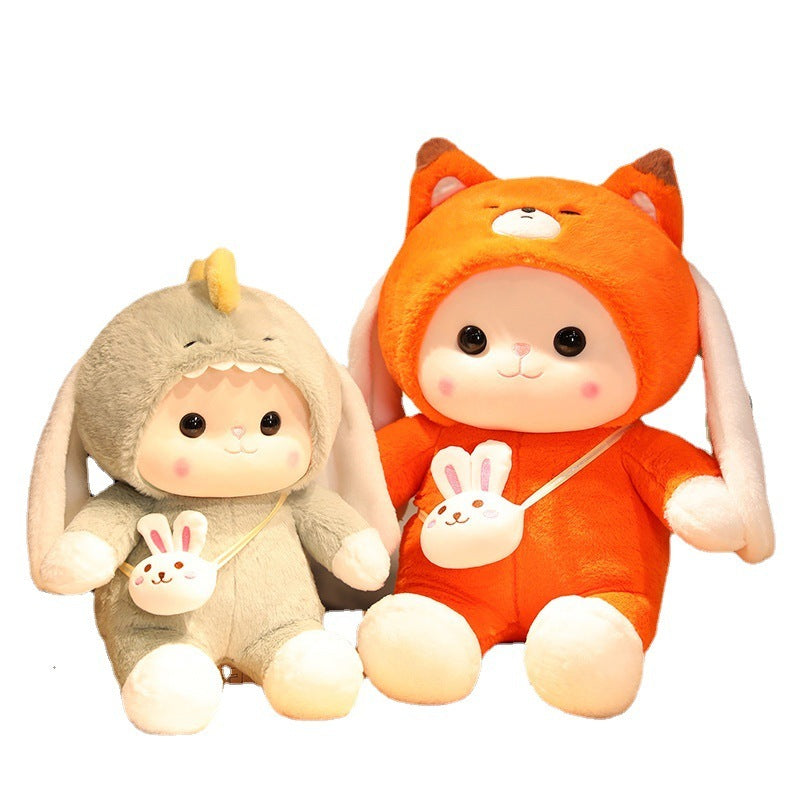 Cute Rabbit Doll Pillow Plush Toy Girl