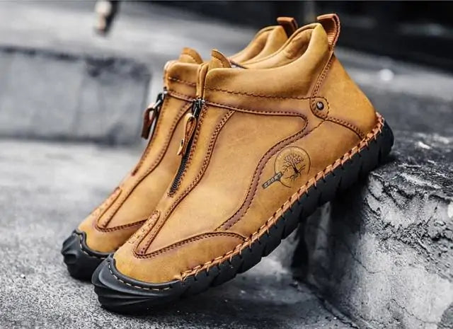 Zapatos casuales de cuero para hombre