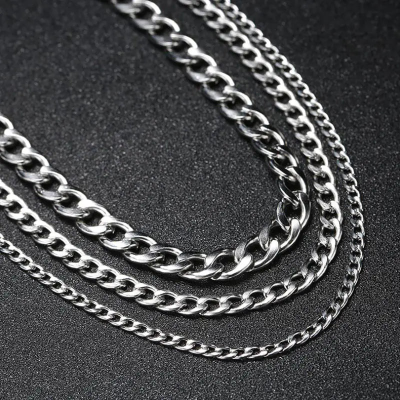 Collar de cadena de acero inoxidable