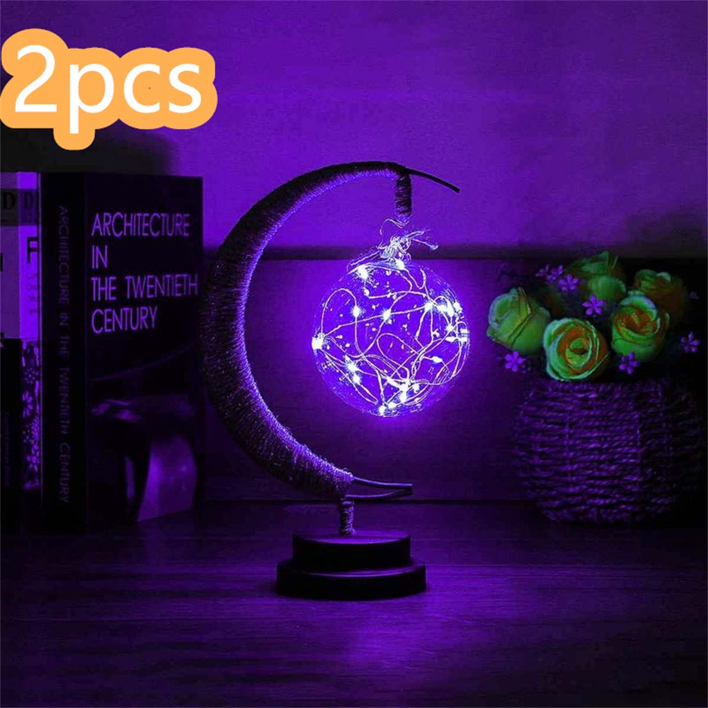 LED Light Wrought Iron Ornament