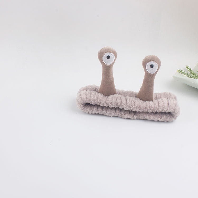 Cute Face Wash Mask Plush Hair Band