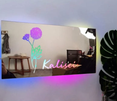 Personalized LED Light Up Mirror