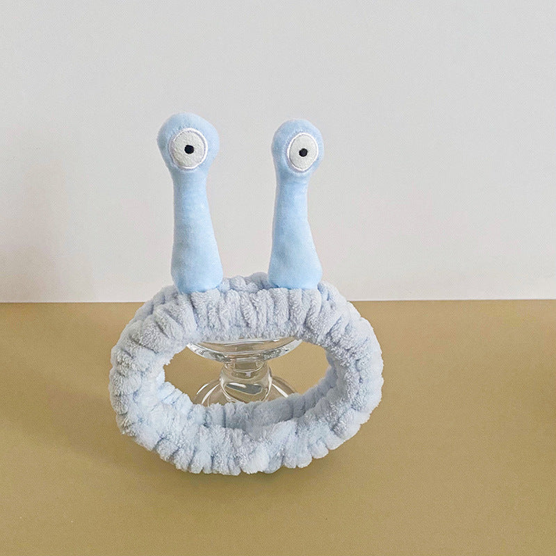 Cute Face Wash Mask Plush Hair Band