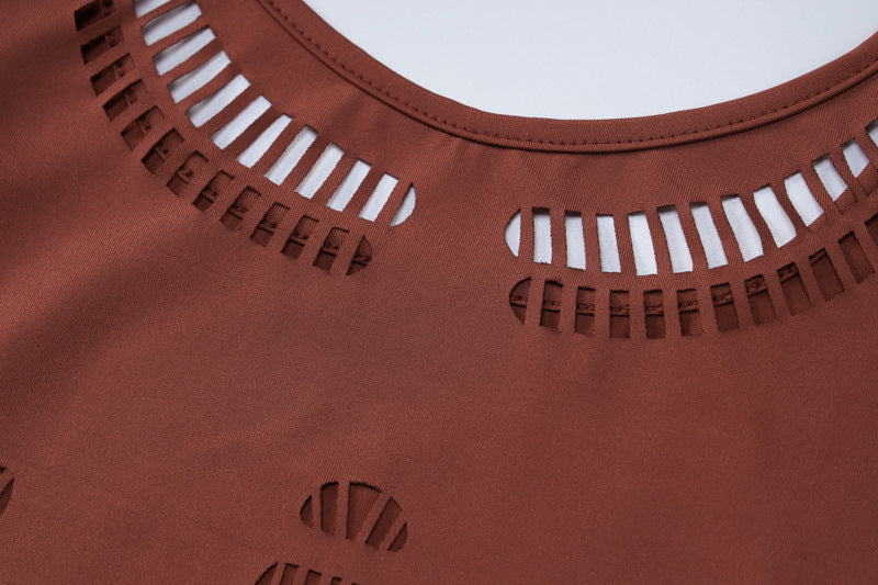 Hollow Slim Fit Backless Slim Dress