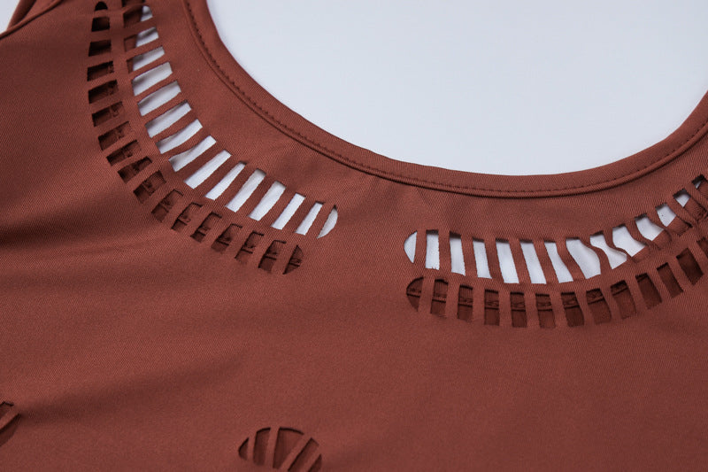 Hollow Slim Fit Backless Slim Dress