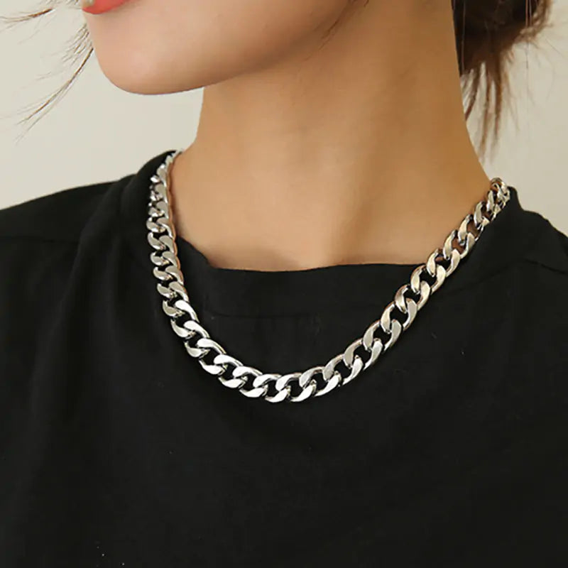 Collar de cadena de acero inoxidable