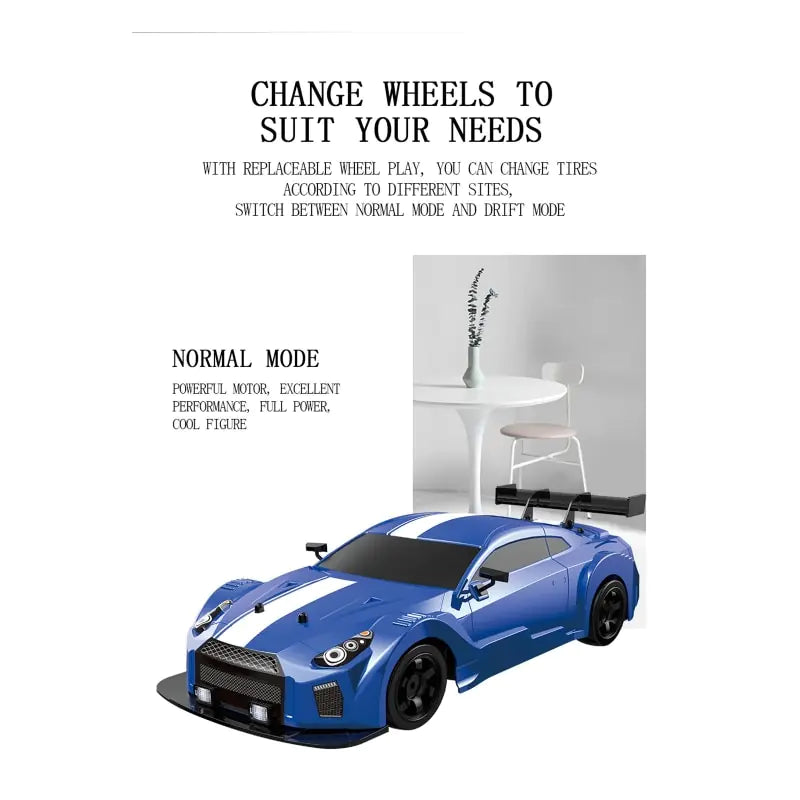 Modelo de coche de control remoto