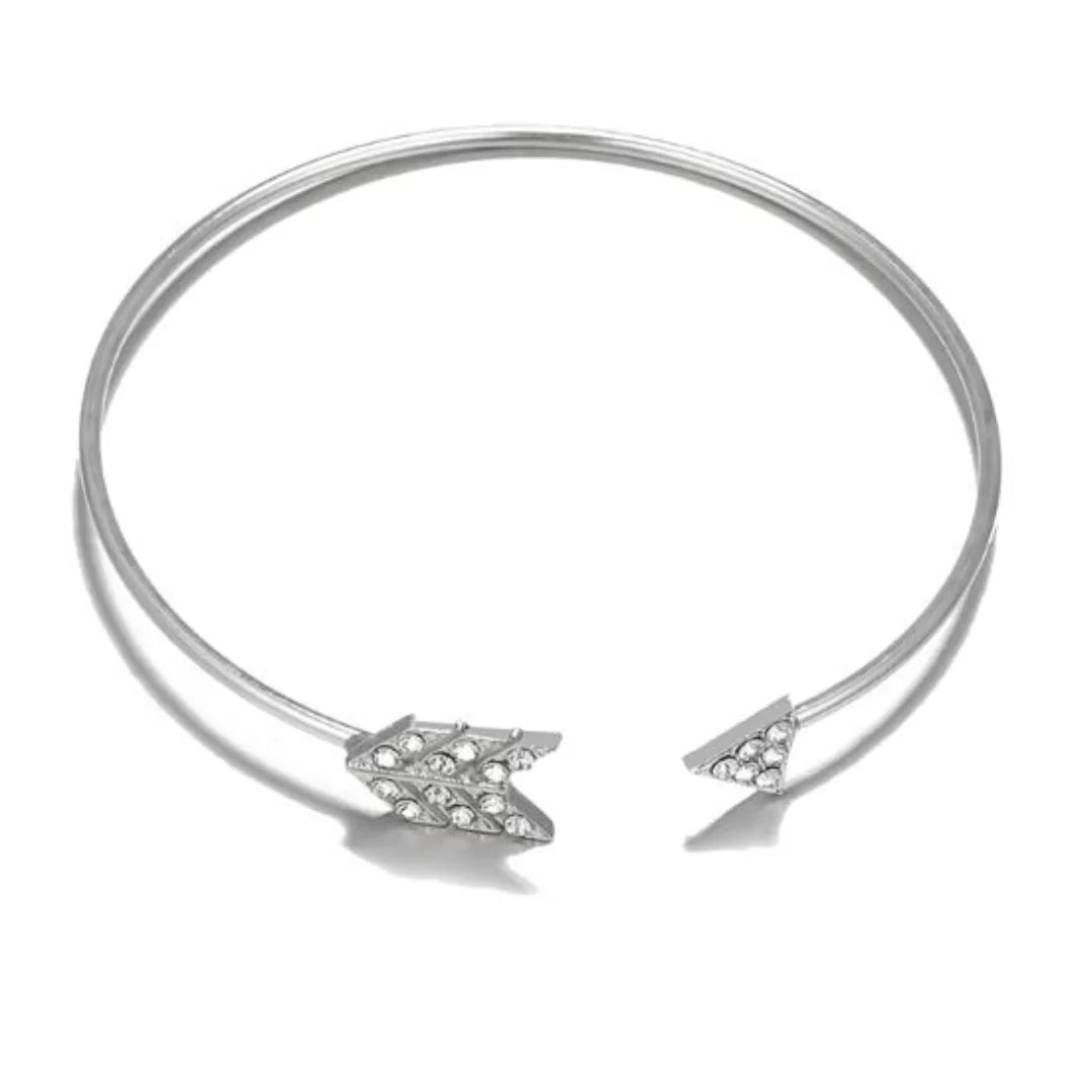 Juego de pulseras apiladas n.° 7 en plata
