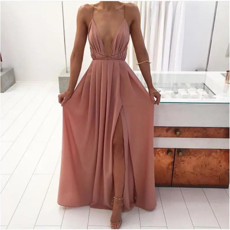 Elegant Natalia Dress with flowing silhouette and delicate detailing.