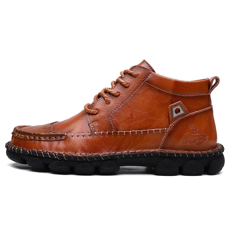 Zapatos casuales de cuero para hombre