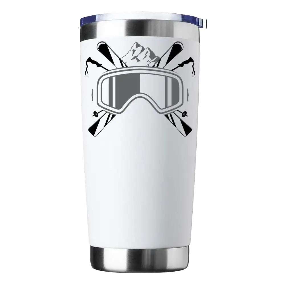 Gafas de esquí de 20 oz en vaso aislado y sellado al vacío