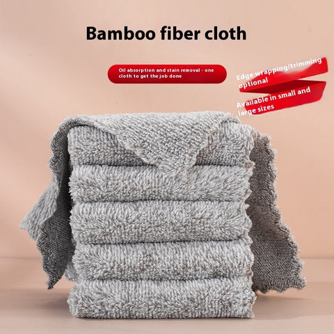 Bamboo Charcoal Thick Soft Absorbent Not Easy To Touch Oil Rag Frugal Finds Galore