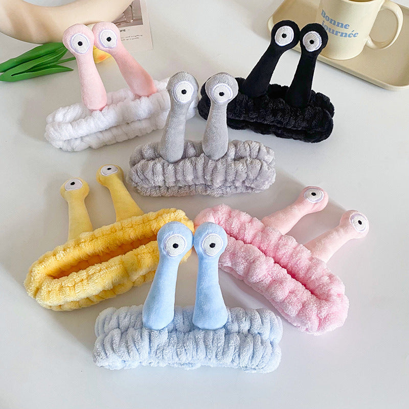 Cute Face Wash Mask Plush Hair Band
