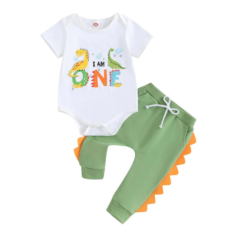1st Dinosaur One Romp Outfit Frugal Finds Galore