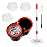 Mop and Bucket with Wringer Set 360° 3psc Frugal Finds Galore