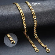 Unisex Cuban Chain Necklace Frugal Finds Galore